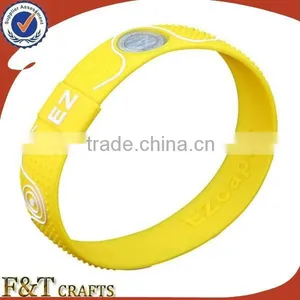 Colorful Round Cheap Custom Silicon Rubber Band Bracelet With Printing Logo Quality Choice thumbnail-2