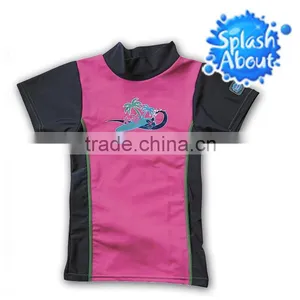 Promotional Swimwear Distributor Cute Colored Nylon Elastane Sun Protective Taiwan 1-2y Swimwear thumbnail-1