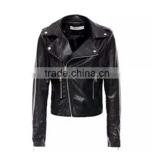Dubai Wholesale Women Leather Jackets for Woman Quality Choice thumbnail-2