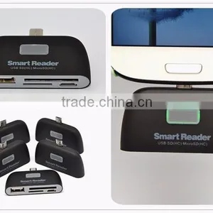 4 in 1 OTG Adapter Micro USB Card Reader SD HC TF thumbnail-4