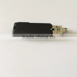 2 In 1 USB 3.0 and OTG/Micro USB 2.0 All-in-One Card Reader for Smartphone and PC thumbnail-1