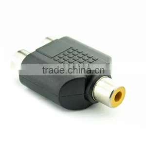 3. 5mm Stereo Jack (Female) to 2 RCA Jack (Female) Splitter Adaptor thumbnail-2