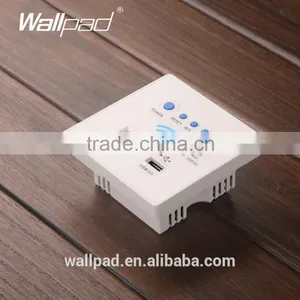 Supplier Wallpad White Wall Embedded AP Router Repeater Phone WPS USB Wireless Wall Charger Socket USB Rj45 3G WiFi Smart Socket Quality Choice thumbnail-1