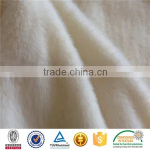 100%polyester 7mm Pile Long Plush High Pile Imitation Rabbit Fur Fabric thumbnail-2