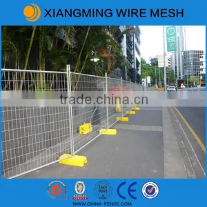 Cheap Galvanized Temporary Fencing, Concrete Filled Block Temporary Fence Base thumbnail-1