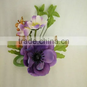 2014 Hot Sale Artificial Flower Silk Artificial Penoy Flower Napkin Ring thumbnail-1