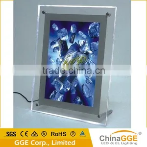Ultra Thin LED Sign Pictures Frame Backlit LED Illuminated Sign Acrylic LED Frames Custom Light Box Quality Choice thumbnail-3