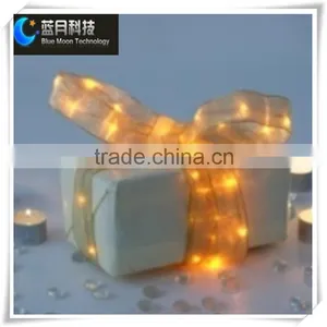 Christmas Silk LED Ribbon Light Strings thumbnail-1