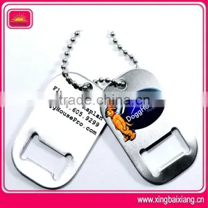 Decorative Dog Tag Bottle Opener Necklace thumbnail-1