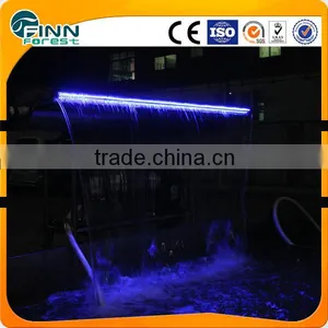 Stainless Steel Artificial Waterfall Wall Decoration Outdoor Led Curtain Quality Choice thumbnail-3