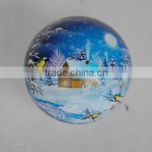 Sphere Shape Decoration of Chrismas Tree Tin Decorations thumbnail-3