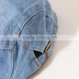 Fashion Design Denim Fabric Hats For Kids thumbnail-6