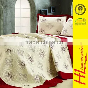 HLHT Low MOQ Cotton Duvet Cover Luxury Beautiful Bedspreads thumbnail-1