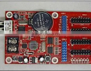 TF-AU P10 Red Color LED Module Control Card, Support Single 640*32 & Dual Color 320*32 thumbnail-1