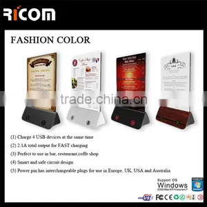 2016 Charging Station High Power Display Menu Restaurant Power Bank thumbnail-4