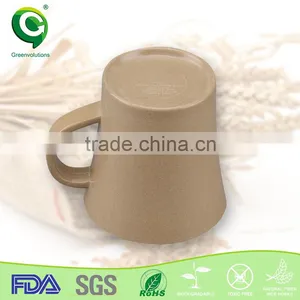 Eco Firendly Rice Husk Organic Customized Coffee Travel Cup With Lid Kid Cup / Mug thumbnail-5