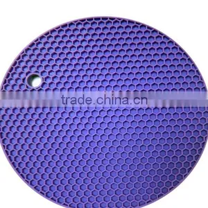 Round Silicone Trivet Mat Heat Resistant Pan Holder thumbnail-4