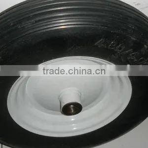 Flat Free Foam Wheelbarrow Tire 4.00-8 thumbnail-1