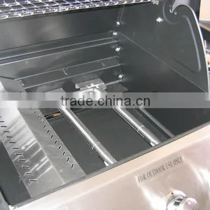 Table Outdoor Gas BBQ Grill 3 Burners Industrial Gas Grill thumbnail-6