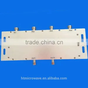 rf 800-2700MHz Hybrid Combiner Coupler 4 in 2 Out n Female DC-3GHz thumbnail-4