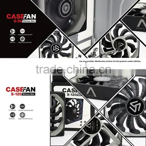 Alseye CA301w Manufacture S80-Balck 80*80*25mm pc Cooling 3 Pin Silent Case Fan thumbnail-6