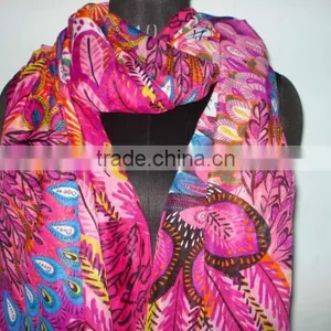 VISCOSE PRINTED SCARF 2014 thumbnail-1