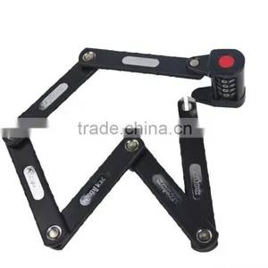 Hot Sale High Quality Factory Price Durable Fashionable Anti-theft Bicycle Folding Lock Bicycle Parts thumbnail-2