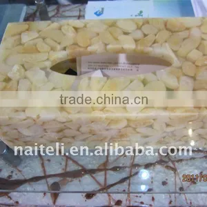 Polished Artificial Pebble Stone Panel, Hotel Stone Furniture thumbnail-1