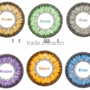 Hot Sale Korea 15mm Yearly Eclipse SM Cheap Circle Cosmetic Color Big Eye Contact Lenses Quality Choice Most Popular thumbnail-2