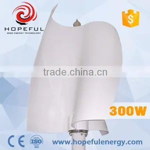 300w Small Vertical Axis Magnetic Wind Turbine Generator Silent and Safe System thumbnail-1