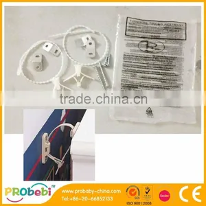 Black Anti-Tip Furniture and Flat Screen TV Safety Strap With Screws Quality Choice thumbnail-3