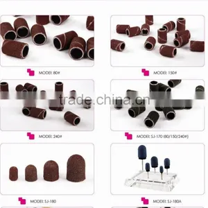 2015Spring Hot Tungsten Steel Grinding Head Tool Nail Drill Bit Gold Plated for Nail Art Polish Machine Nail Tools Styling Tools thumbnail-2