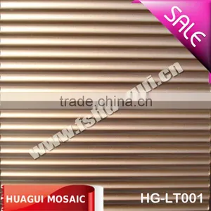New Design Three-dimensional Stirp Glass Mosaic Wall Tiles Mosaic/Mosaico Manufacturer in Foshan thumbnail-1