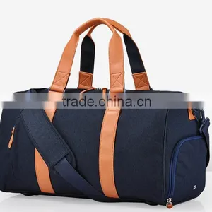 2016 OEM Men Vintage Quilted Travel Messenger Shoulder Crossbody Sport School Big Bag thumbnail-6