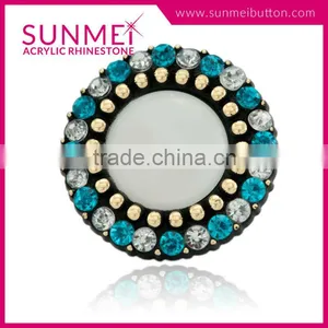 Best Selling Prodcuts Oval Shaped Buttons With Diamond thumbnail-5