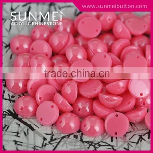Simple Two Hole Round Shape Rhinestones Sewing Accessories for Clothing thumbnail-3