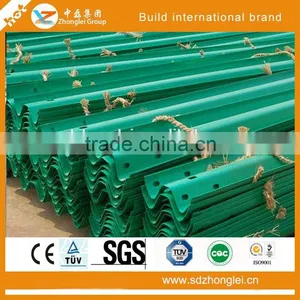 Highway Used Road Safety Guardrail Price Per Meter With Blue and Green Color thumbnail-1