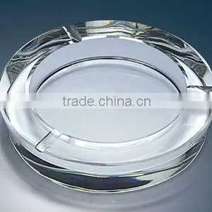 Round Carved Crystal Ashtray /tobacco Cigar/smoking Craft Ashtray Good Quality(R-0993 thumbnail-1
