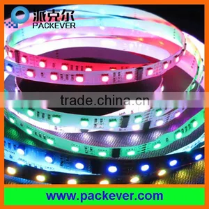 60 LEDs/m 10 Pixels/m Addressable RGB 24V DMX512 LED Strip thumbnail-2