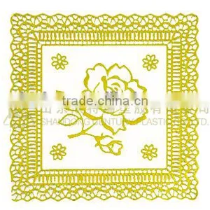 PVC DOILY-LX-2312A Table Mat 12X12CM thumbnail-1