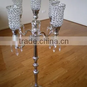 Wholesale Candelabra Centerpiece 5 Arm Candlestick Tall Floor Standing Candelabra thumbnail-1