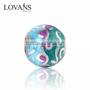 Fancy Coming S925 Silver Enamel Acrylic Charm thumbnail-1