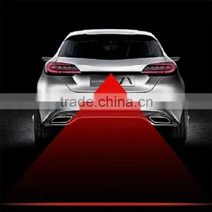 Newest Motorcycle Anti Collision Rear-end Car Laser Tail Fog Light Auto Brake Parking Lamp Rearing Warning Light thumbnail-1