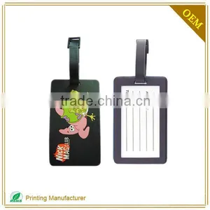High Quality Soft Pvc Personalized Luggage Hang Tag Tags Packaging thumbnail-6