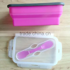 Collapsible Container Camping Silicone Food Storage Containers thumbnail-4