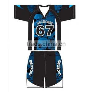 2013 Hot Selling Custom Sublimation Reversible Practice Lacrosse Uniform thumbnail-1