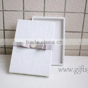 Handmade Luxury Wedding Invitation Box With Lid thumbnail-3