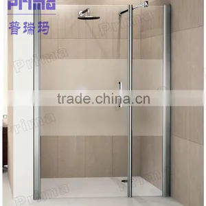 In International Standard Stainless Steel Frosted Glass Shower Enclosure With Steel Glass Panel For Sale thumbnail-1