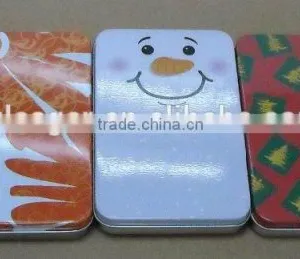 Snowman Christmas Candy Tin Box thumbnail-2