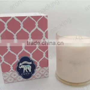 High Quality Flat Candle Box With Custom Different Design for Scented Candle Packing thumbnail-1